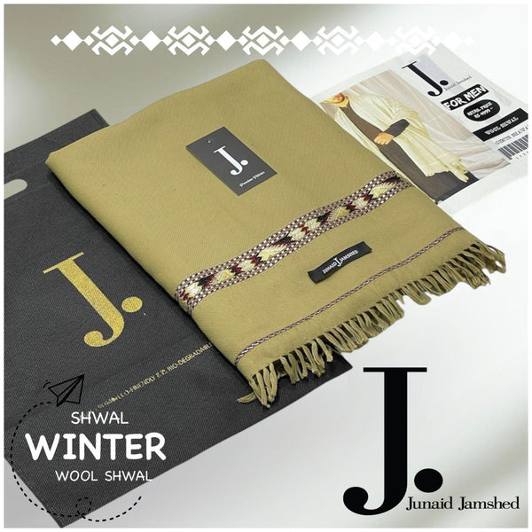 J. Men's Woolen Shawl (Pistacho Shade)