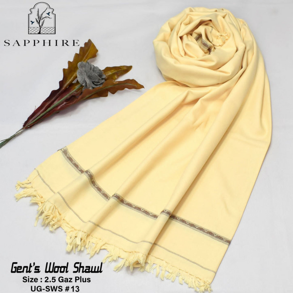 Sapphire Woolen Shawl UG-SWS#13 (Creamy)